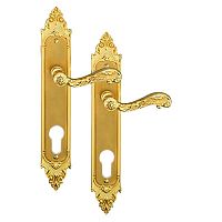Ручки на планке TUPAI Rococo 2284-85 золото полированное